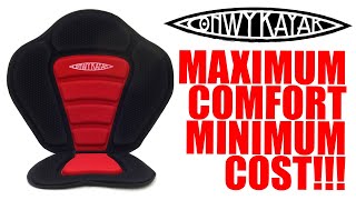 Conwy Kayak thick padded deluxe seatbackrest for kayaks canoes stand up paddle boards and more [upl. by Ahtebat]