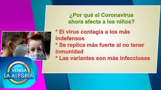 ¿Por qué en últimas semanas hay más jóvenes contagiados de covid19  Venga La Alegría [upl. by Terese]