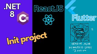 CarLog 01  Setup Projects  NET 8  ReactJs  Flutter application  Vietnamese [upl. by Imoen519]