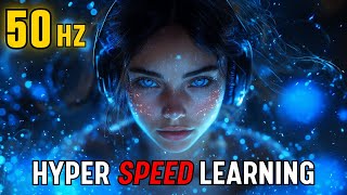 HYPERSPEED Learning  50 Hz Binaural Beats For FOCUS Concentration and Retention38 [upl. by Ysset]