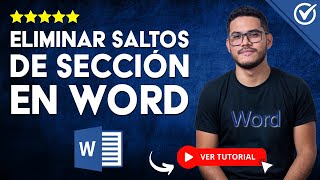 Cómo ELIMINAR SALTOS DE SECCIÓN en Word 🔛 Elimina Saltos de Página Línea y Columnas 🔛 [upl. by Kolodgie]