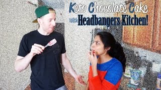 Keto Chocolate Cake From Headbangers Kitchen  Flourless Chocolate Cake [upl. by Amethyst314]