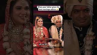 Always listen to what your dad says at your wedding 😂 indianwedding shaadi phere [upl. by Eimiaj]