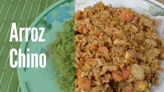 Como preparar ARROZ CHINO casero  Receta arroz chino original [upl. by Ahsiel721]