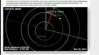 Dec 16th Perfect Cross Mayan Alignment with Earth Venus The Sun amp Comet ISON [upl. by Htir]