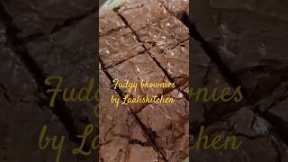 Fudgiest brownies ever 😋 by Laalis kitchen fudgybrownies brownies shorts ytshorts [upl. by Adhamh635]