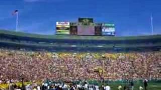 Lambeau Field Flyover 91706 [upl. by Ednutey]