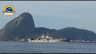 USS Wasp visitando o Rio de Janeiro [upl. by Auberbach]