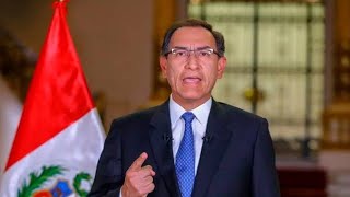 Presidente martin vizcarra anunció cuarentena total en Perú [upl. by Hecklau]