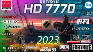 AMD Radeon HD 7770 in 15 Games  20232024 [upl. by Lehman793]