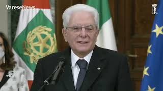 Mattarella rieletto Presidente della Repubblica quotSenso di responsabilità non potevo sottrarmiquot [upl. by Marchall]