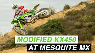 2024 Kawasaki KX450 On Board At Mesquite MX [upl. by Buckler86]