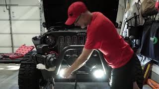 Jeep Wrangler factory fog lights get rid of them [upl. by Kennith596]