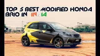 Top 5 Unseen Modified Honda Brio of India All details [upl. by Katerine]