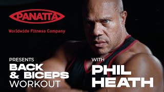 PHIL HEATH 7X MR OLYMPIA  BACK amp BICEPS WORKOUT WITH PANATTA [upl. by Robenia]