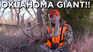 GIANT Oklahoma Whitetail  November Rifle Hunting [upl. by Otrebtuc]