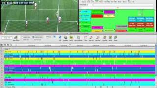 Demonstration of SportsCode software [upl. by Ellocin]