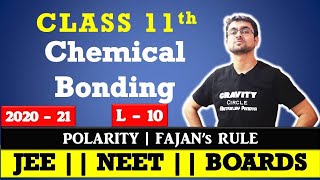 Chemical Bonding  Polarity of Bond  3  FAJANS RULE  L  10  JEE  NEET  BOARDS [upl. by Connolly]