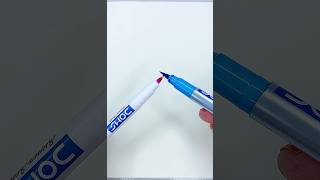 Satisfying Marker with 2 colors🩷💙 next shorts markers ytshorts [upl. by Ulphi]