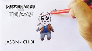 JASON Chibi Desenhando com Thiago 125 [upl. by Ocsirf]