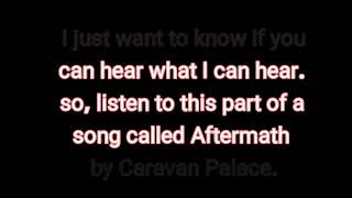 AftermathCaravan Palace lyricsand what I hear [upl. by Retrak]