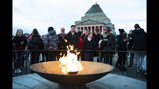 ANZAC Day 2024  Melbourne Dawn Service [upl. by Ennaj]