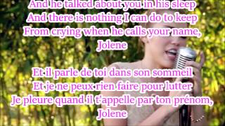 Miley Cyrus Jolene traduction lyrics [upl. by Zandra]