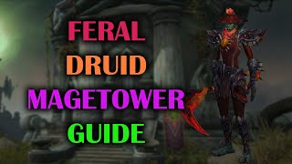 Feral Druid  Mage Tower  Guide  Dragonflight Season 3 1026 [upl. by Stanfield151]