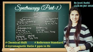 Proton NMR Organic Spectroscopy Part1 Chemical Shift Reference standard Spectroscopy in Hindi [upl. by Lissy]