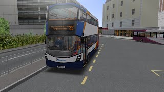 Omsi 2 RC Stagecoach UK Bus Pack v13  MS Gen 3 Scunthorpe Map [upl. by Valerle]