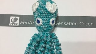 Tuto Pieuvres prématurés Petite Pieuvre Sensation Cocon au crochet spécial gaucher [upl. by Janella491]