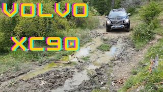 Volvo XC90 AWD All Terrain Cross  Mud and Gravel  Volvo Awd Test [upl. by Jojo]