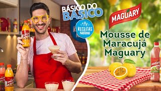 Mousse de Maracujá Maguary  Receitas Nestlé [upl. by Rosita]