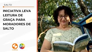 Iniciativa leva leitura de graça para moradores de Salto  TV Sorocaba SBT [upl. by Eevets295]