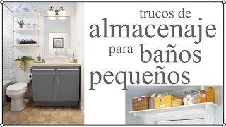 Almacenaje para baños pequeños [upl. by Ennaj943]