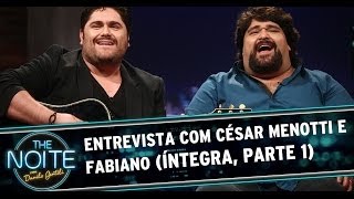 The Noite com César Menotti amp Fabiano e David Rios Parte 1 [upl. by Eneryc775]