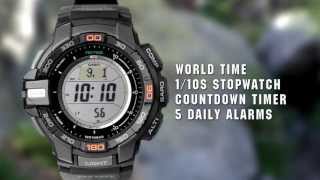 CASIO PROTREK PRG270 product video [upl. by Brynna]