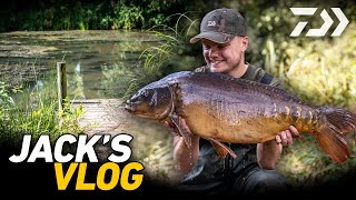 STALKING Carp with WORMS  Carp Fishing  JACKS VLOG  Daiwa Carp [upl. by Nohsal]