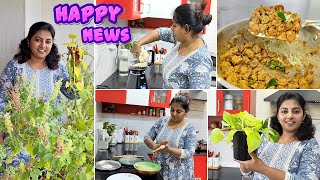 Vlog  Dream Came True  2 Happy News 🤩🤩 Busy Routine Vlog  Karthikha Channel Family Vlog [upl. by Chadd968]