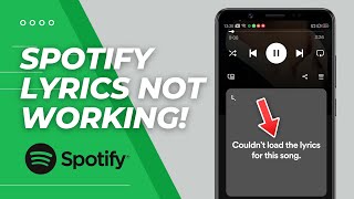 How to Fix Spotify Lyrics Not WorkingShowing [upl. by Lipp]