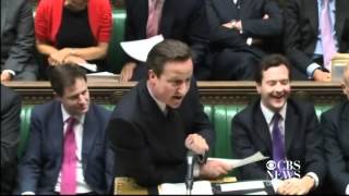 Cameron calls Parliament member a quotmuttering idiotquot  RAW VIDEO [upl. by Tedra]