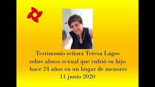 Testimonio señora Teresa Lagos sobre abusos de su hijo 11 junio 2020 [upl. by Akiehs]