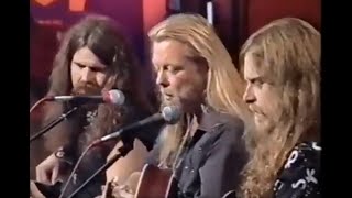 Allman Brothers Band  Midnight Rider acoustic live 1990s [upl. by Annatsirhc]