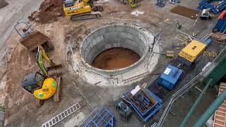 FP McCann  Cadeby Precast Concrete Tunnelling Timelapse [upl. by Alcot]