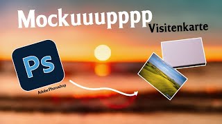 Visitenkarten Mockup leicht gemacht in Photoshop [upl. by Nielsen]