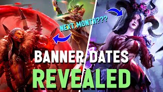 We FINALLY Have BANNER DATES For The First Time EVER  5 Brand New Heros  Watcher of Realms [upl. by Sirref]