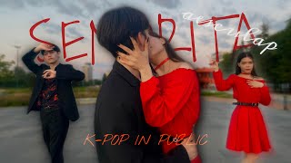 KPOP IN PUBLIC ONE TAKE YOONA X JUNHO  Señorita cover dance  æsculap [upl. by Skoorb141]