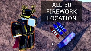 NOT CLICKBAIT All 30 FIREWORK LOCATION toilet tower defense [upl. by Arramat826]