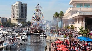 2016 Gasparilla Pirate Festival  Tampa Florida [upl. by Ikciv]