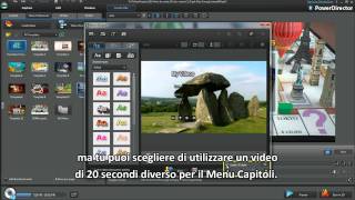 PowerDirector 10 Tutorial  Come creare Menu Disco in 3D [upl. by Elsy]